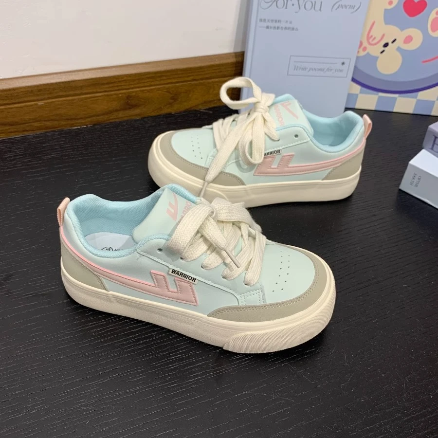 回力多巴胺厚底板鞋女2025新款女鞋潮流小白鞋百搭校园休闲帆布鞋