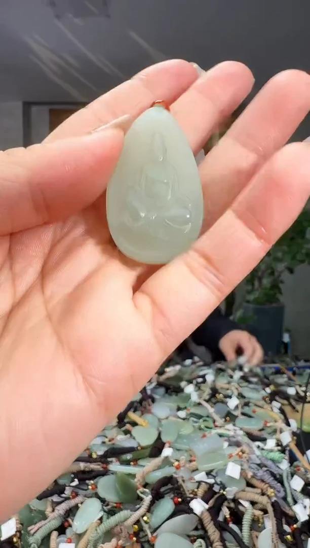 颈饰未镶嵌和田玉拍一发一多样性发货