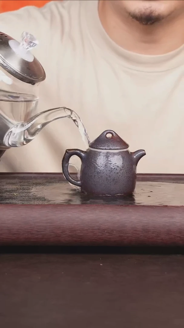 茶壶紫砂柴烧 秦权