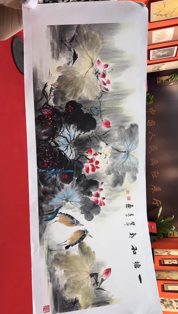 【闪购商品】国画道一老师亲笔绘画作品A123