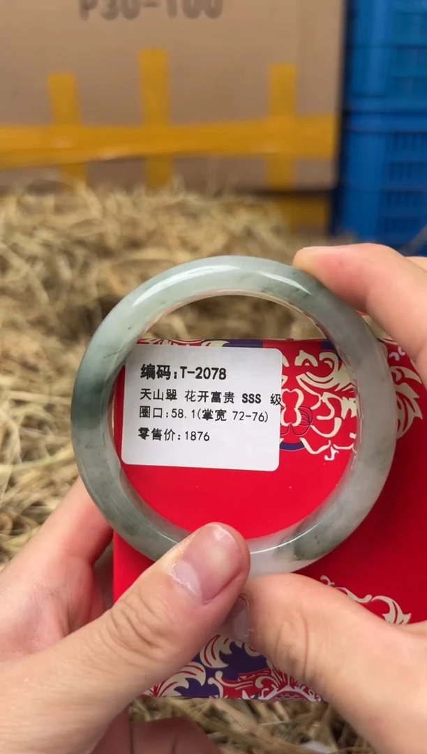 未镶嵌手镯石英质玉T-2078