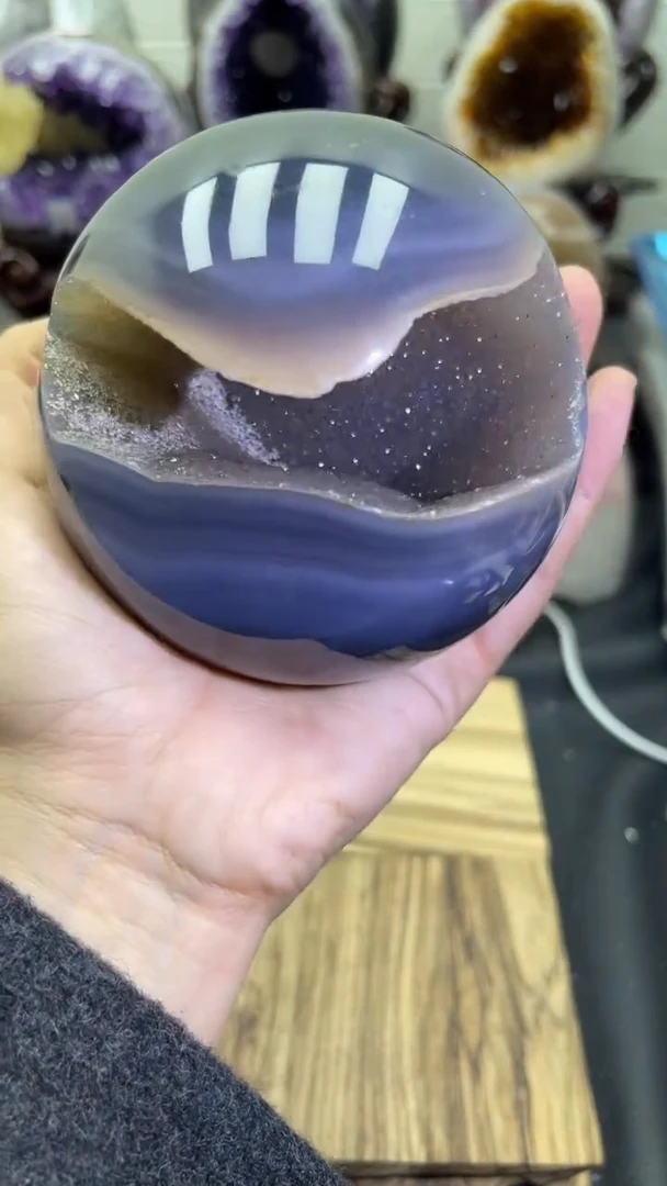 未镶嵌大型摆件（非配饰）紫晶726号开口笑