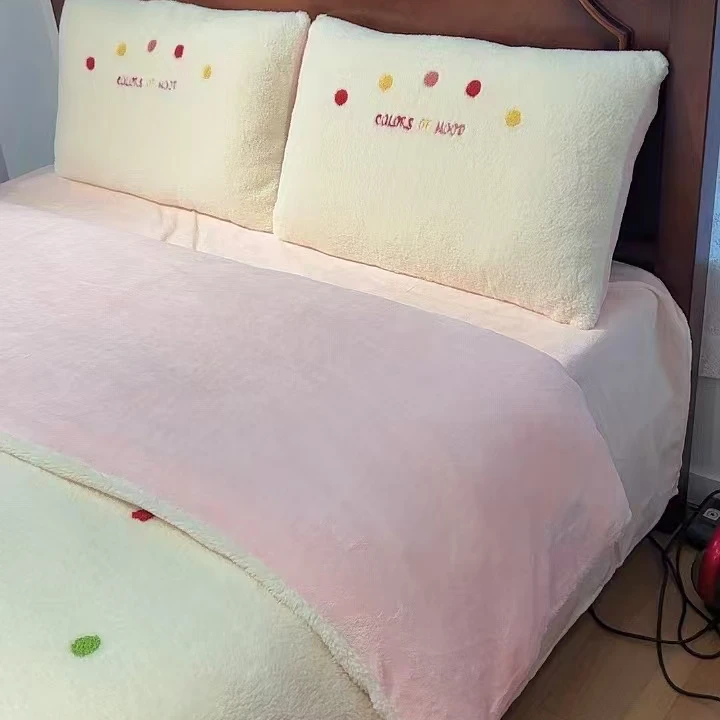 2025年冬季新品牛奶绒四件套