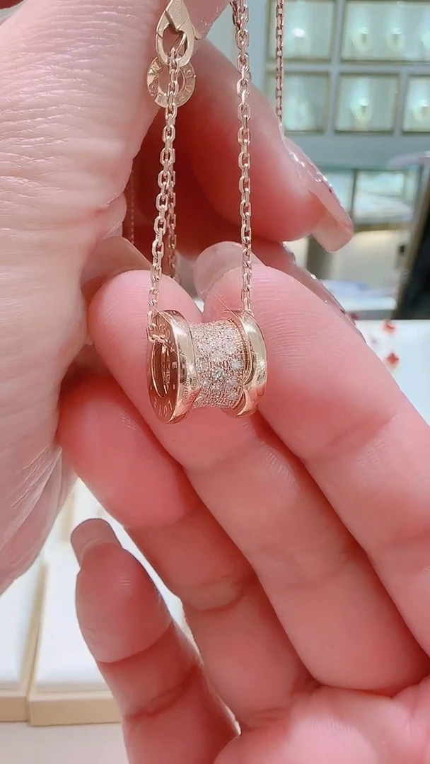 【闪购商品】钻石套链18K金镶嵌18K金套链