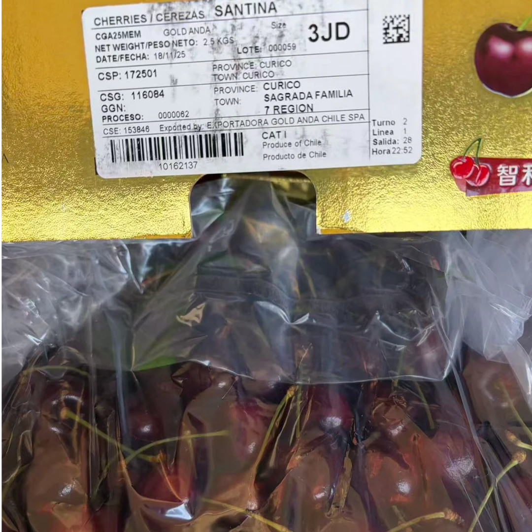 海运智利车厘子JJJ斤桑提娜智利