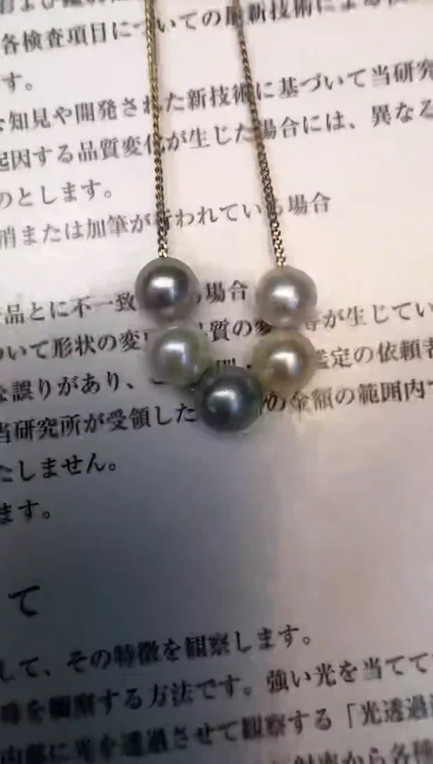 海水珍珠银S925镶嵌颈饰套链