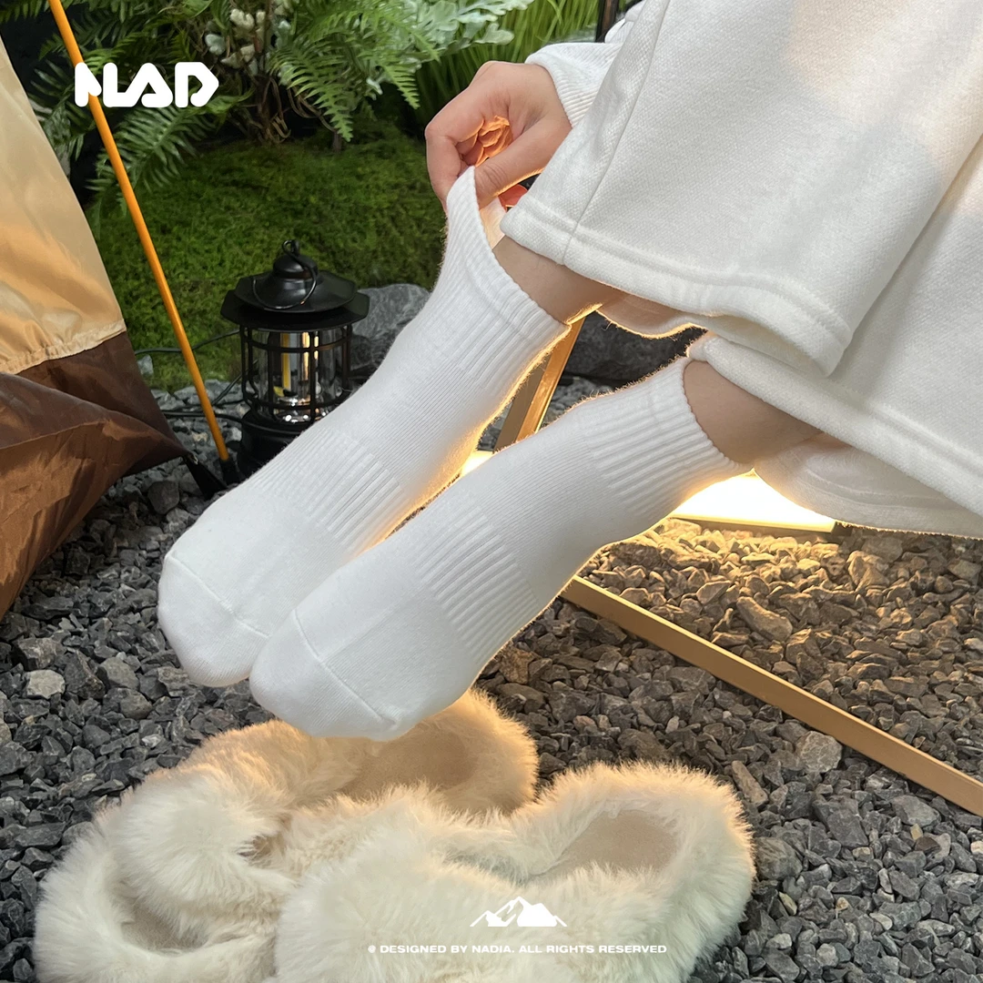 Nad男女2024新款透气吸汗舒适户外室内袜子【三双】