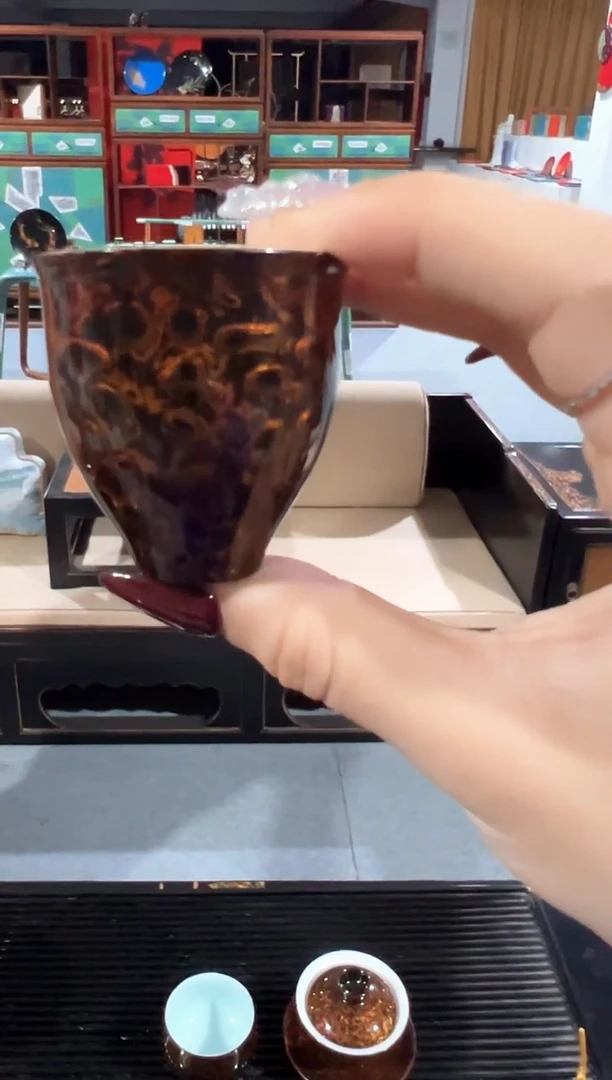 炫光耀变一口杯-太古大漆