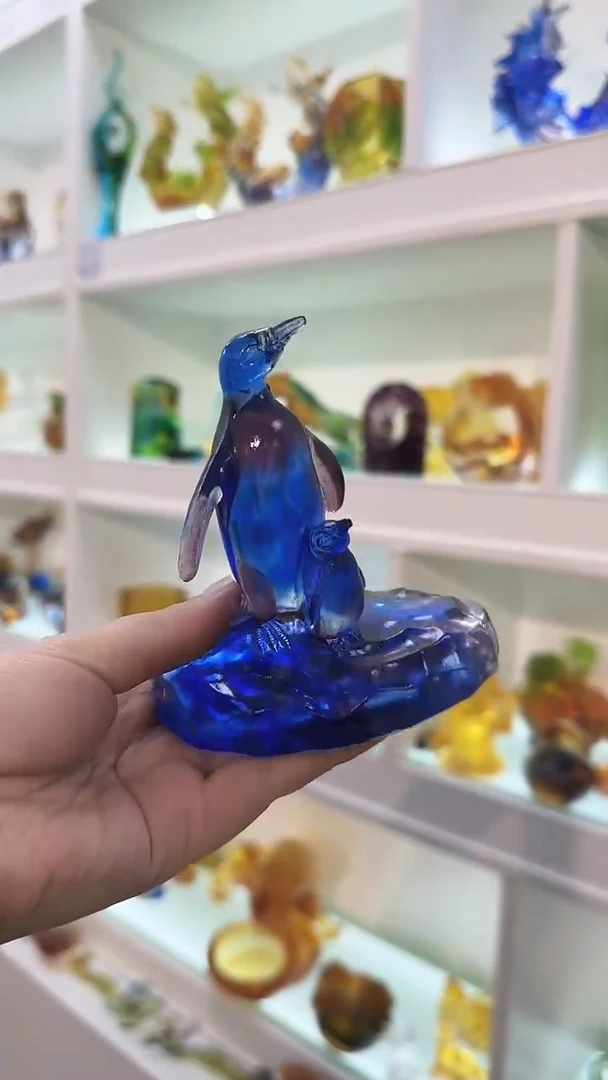 手工艺品琉璃企鹅