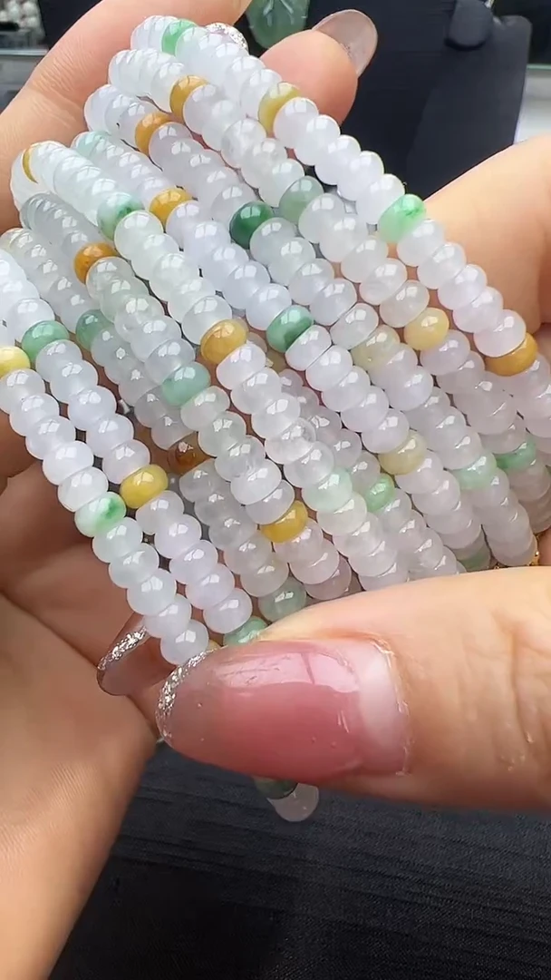 【闪购商品】翡翠手串未镶嵌玉珠多样性发其一