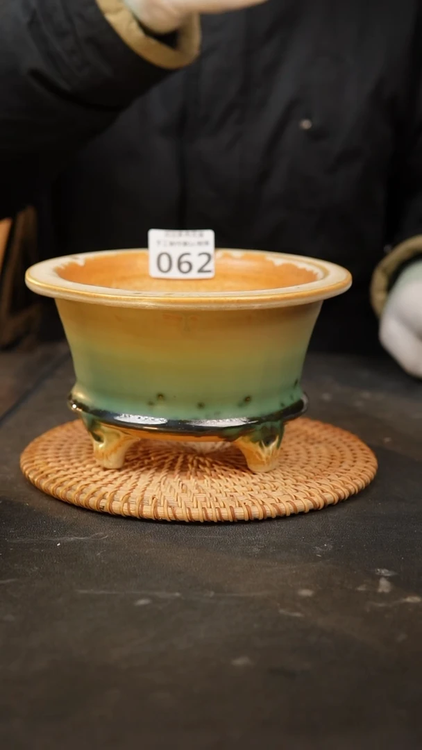 【闪购商品】瓷片062泥泥手工花盆