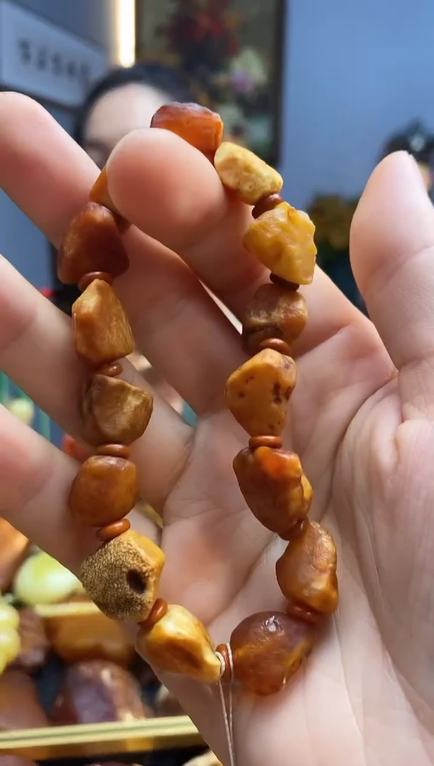未镶嵌琥珀手串手串
