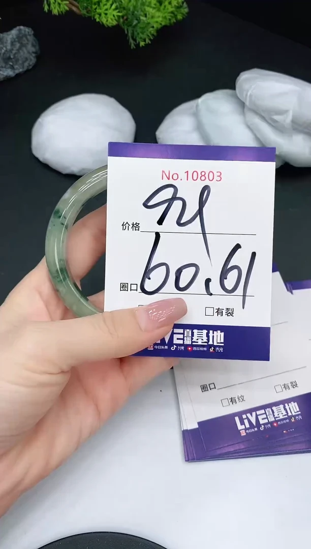 未镶嵌手镯翡翠10803