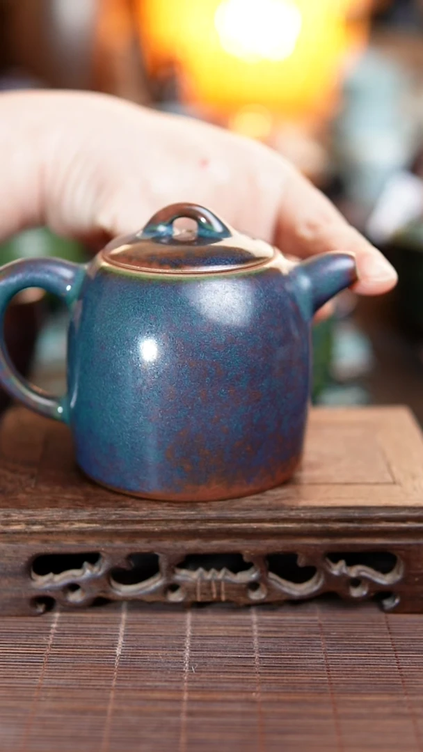 钧瓷 手工 秦权壶