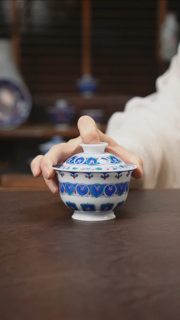 杯景德镇陶瓷杯碗柴烧多人