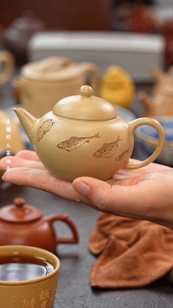 茶壶紫砂大***突宜兴原矿高端紫砂
