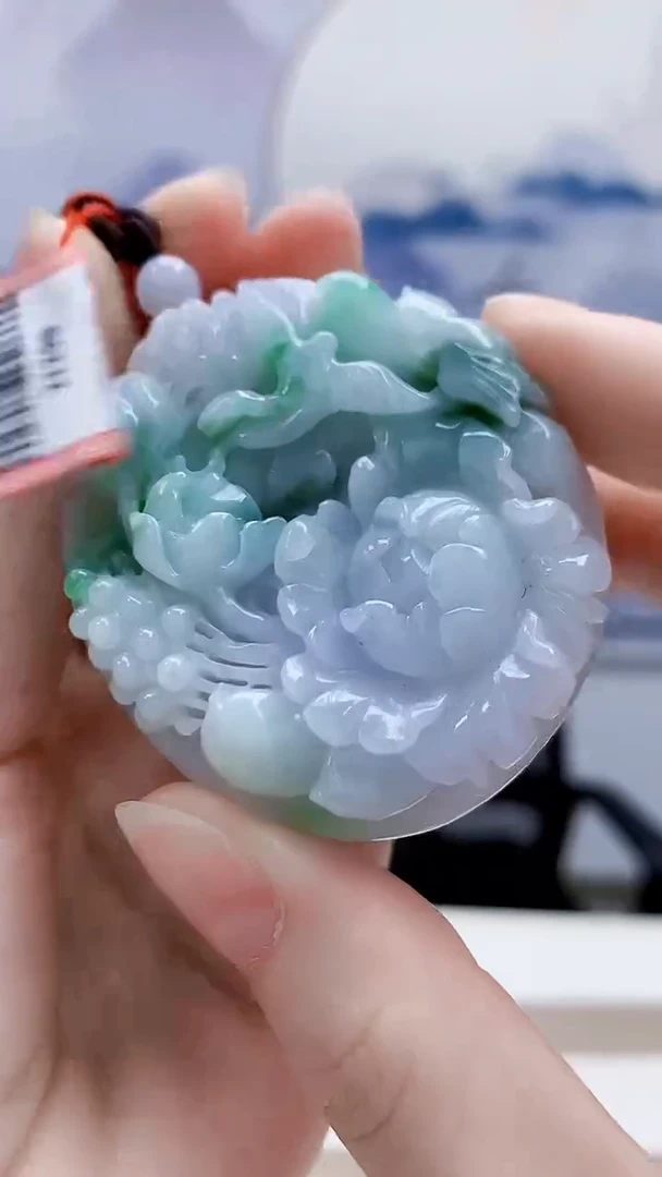 未镶嵌定制翡翠4852ry-毛货挂件142