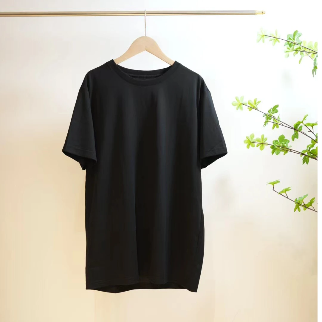 1-928-一款两色夏季简约纯色休闲百搭短袖T恤男N