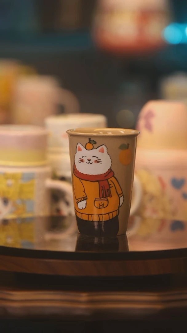 【闪购商品】摆件景德镇釉下彩绘设计师款式陶瓷