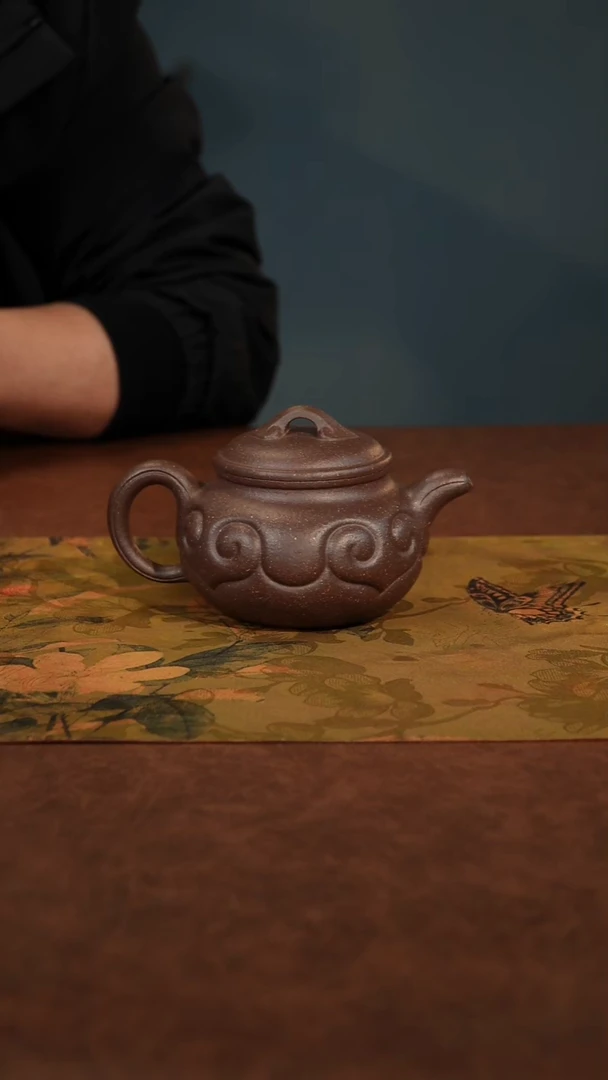 茶壶紫砂就***玩仿古如意