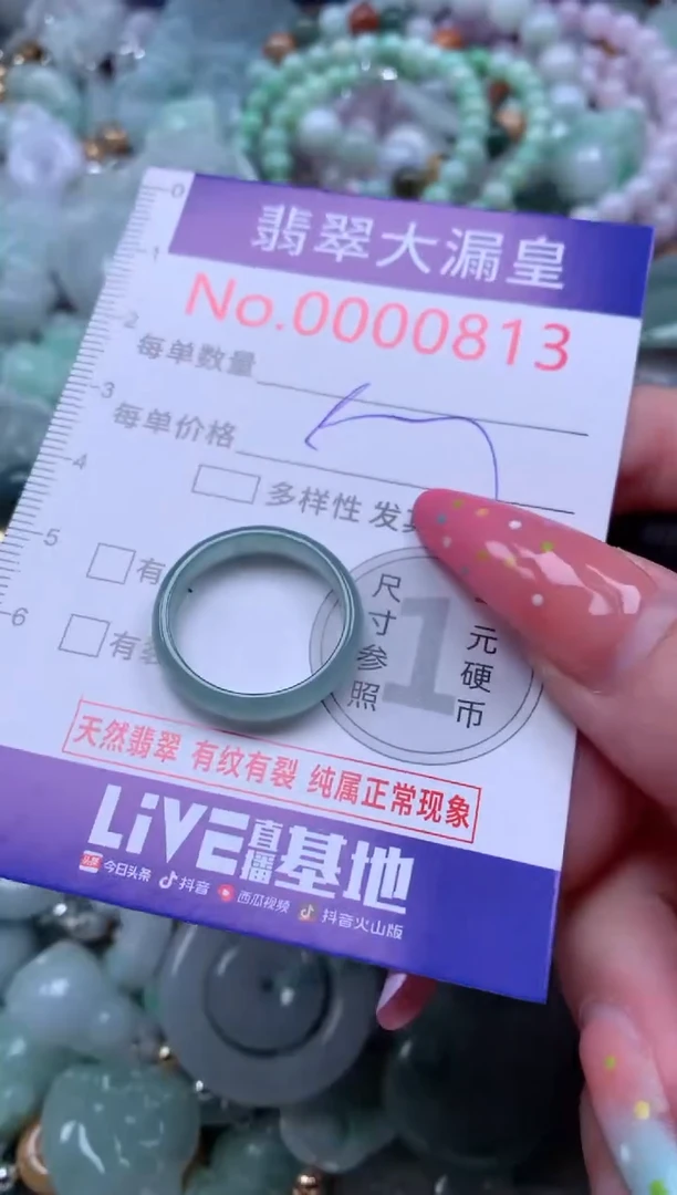 翡翠未镶嵌吊坠(不含链)0813