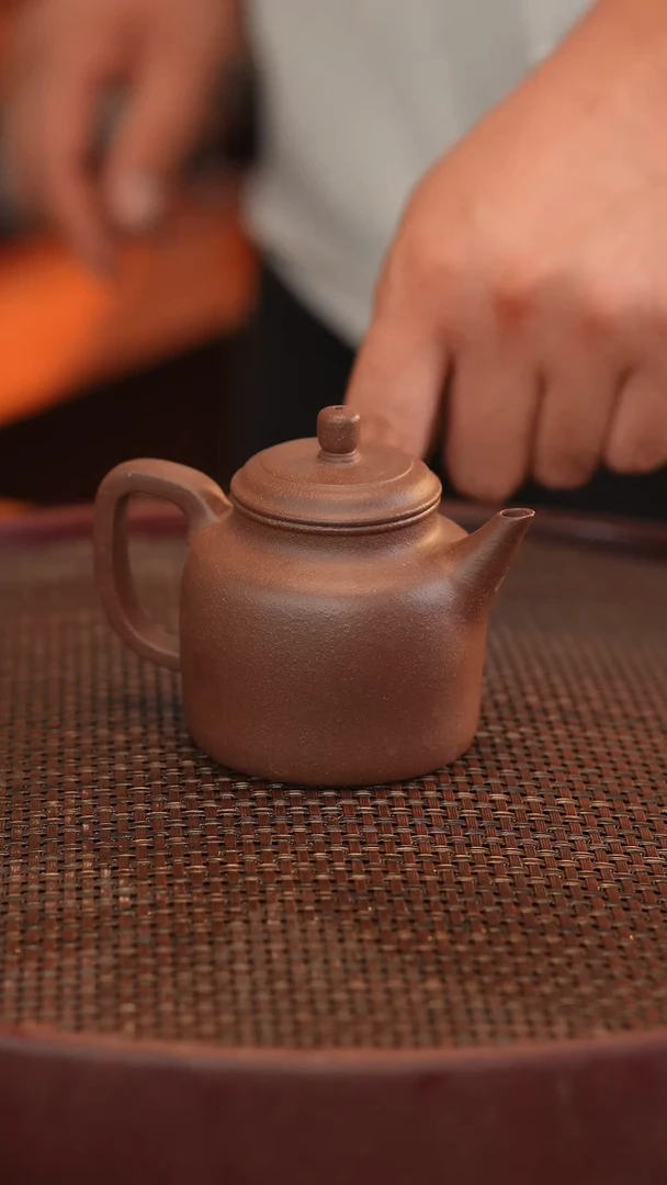 茶壶紫砂原矿手工制作