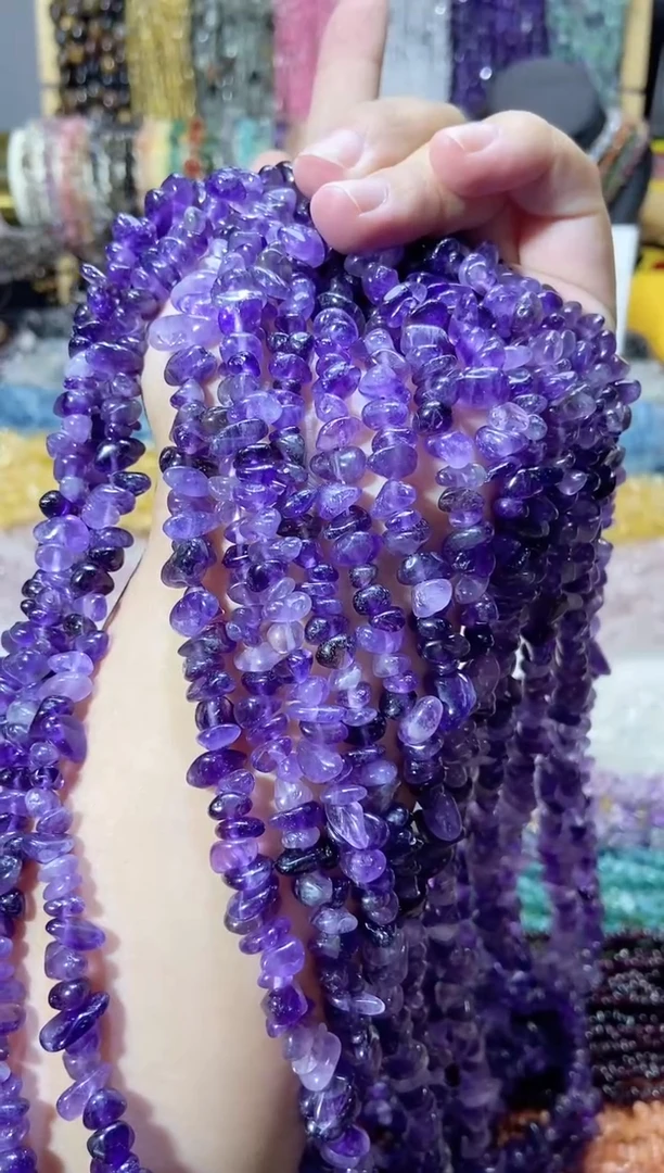 未镶嵌珠宝半成品水晶紫水晶