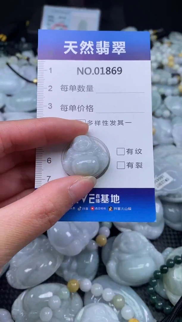 颈饰未镶嵌翡翠天然缅甸翡翠1869