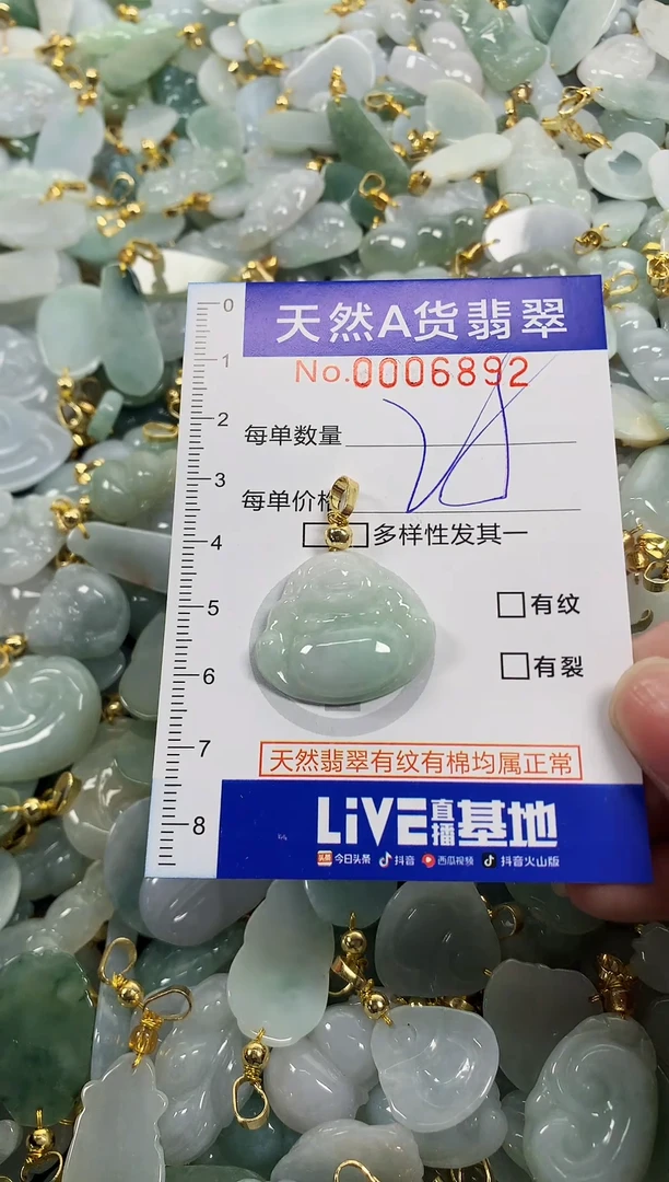 颈饰未镶嵌翡翠天然a货翡翠