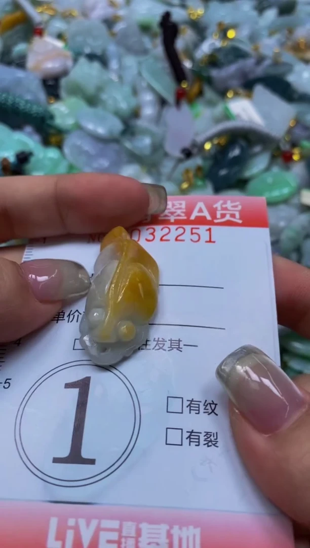翡翠未镶嵌颈饰闪购0032251