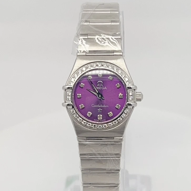 99新 Omega/欧米茄 星座石英腕表22.5mm后钻/公价85999/wh9855