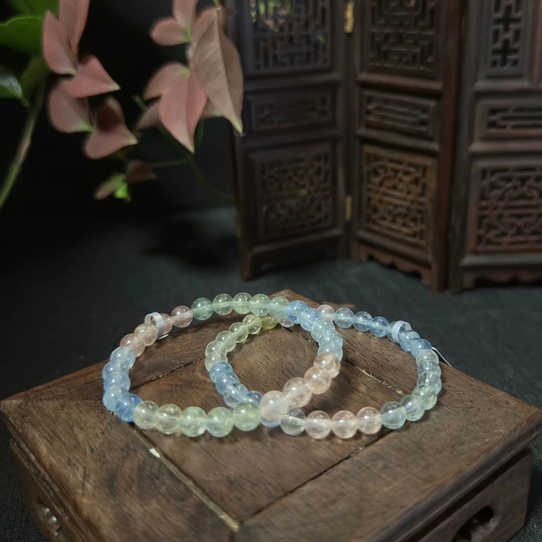 【彩稻甄选®】彩摩根单圈手链 6mm 3106 多样性发一