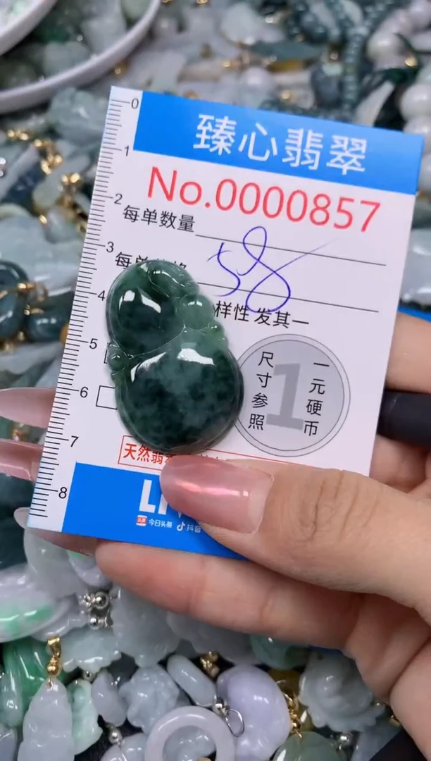 【闪购商品】翡翠颈饰未镶嵌含绳000857