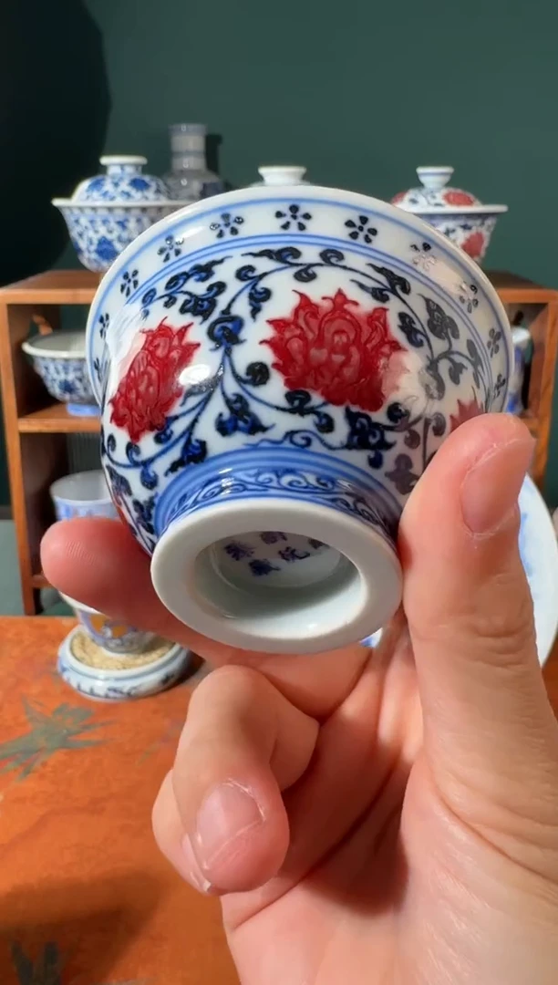 【闪购商品】杯永明尚玩缠枝小压手