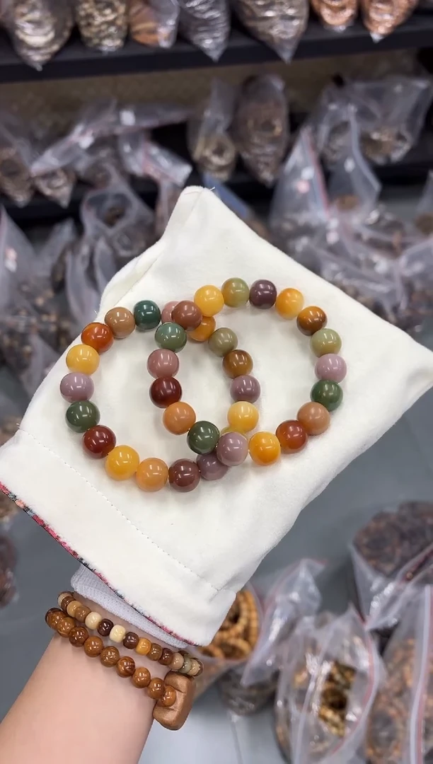 手串菩提根/象牙果15玫瑰微瑕（610）