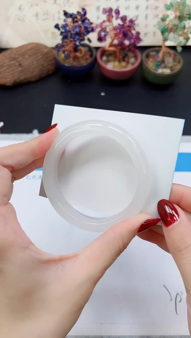 未镶嵌手镯石英质玉A312-55`56`57