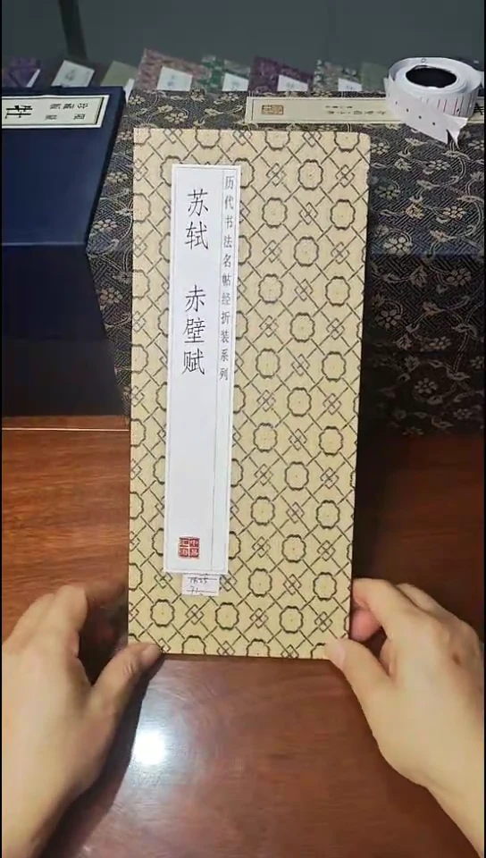 苏轼赤壁赋经折经典