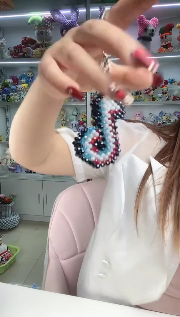 玻璃0521卡4水晶抖音挂件材料包1套