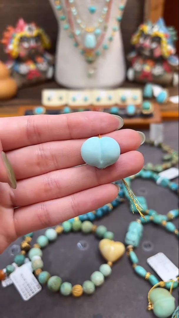 绿松石未镶嵌配饰绿松石配饰