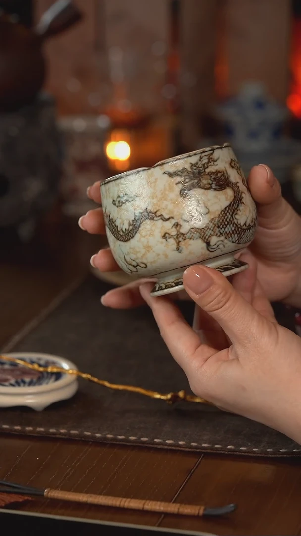 【闪购商品】[刷刷专属]焦糖元龙手握杯