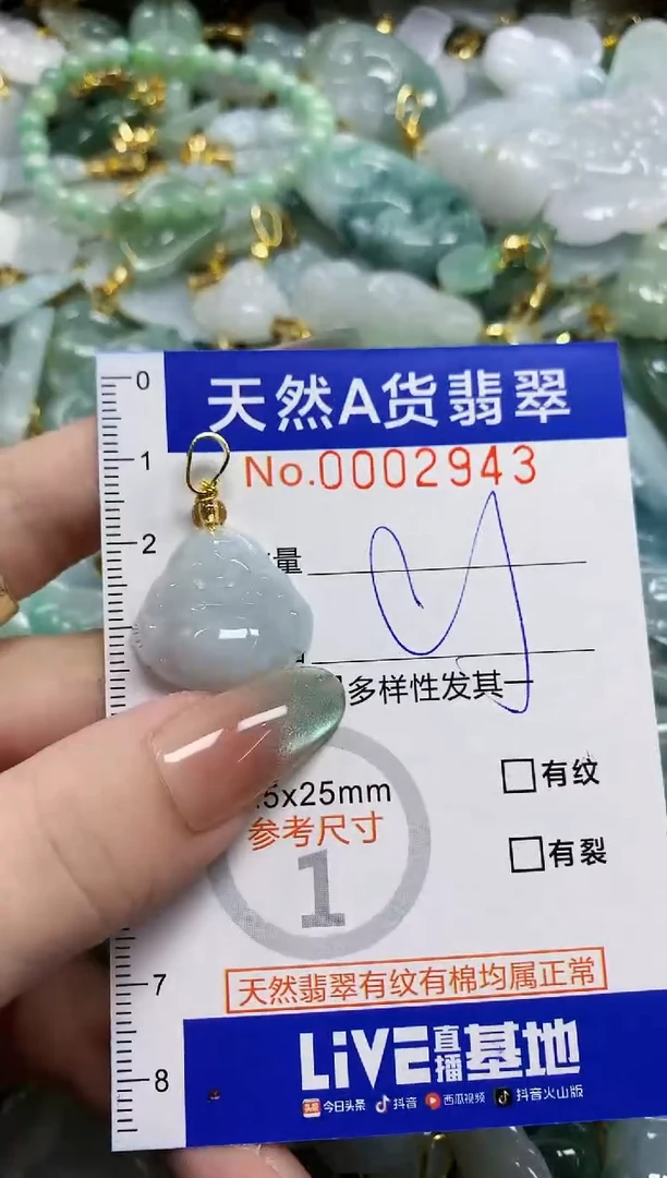 颈饰未镶嵌翡翠天然A货翡翠