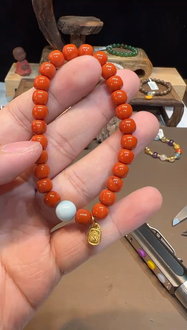 【闪购商品】玛瑙手饰未镶嵌7mm手饰@@H2446