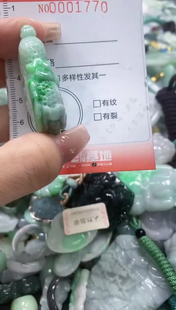 翡翠未镶嵌颈饰闪购001770