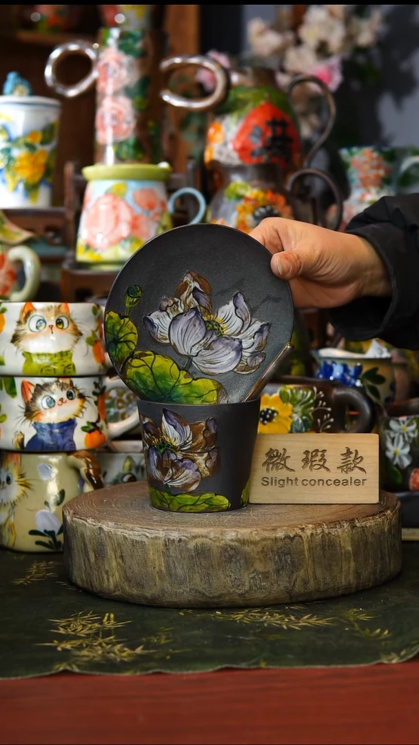 陶瓷67景德镇手工手绘釉下彩