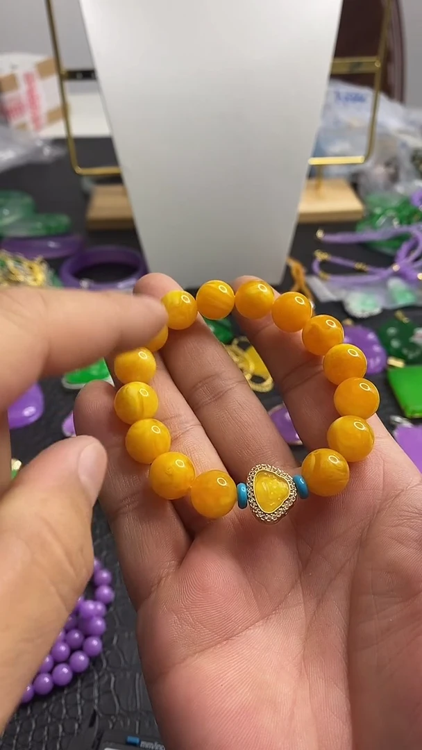 手链蜜蜡未镶嵌S025