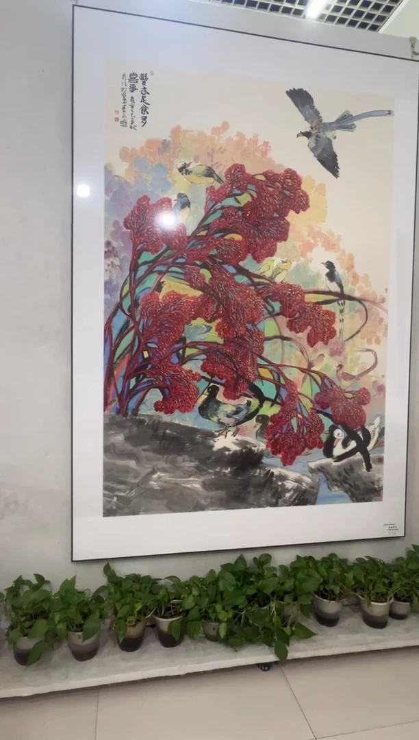 国画李子鹏-8平尺-国画作品-Z