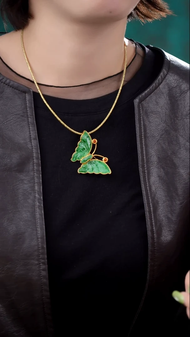 颈饰未镶嵌翡翠翡翠吊坠