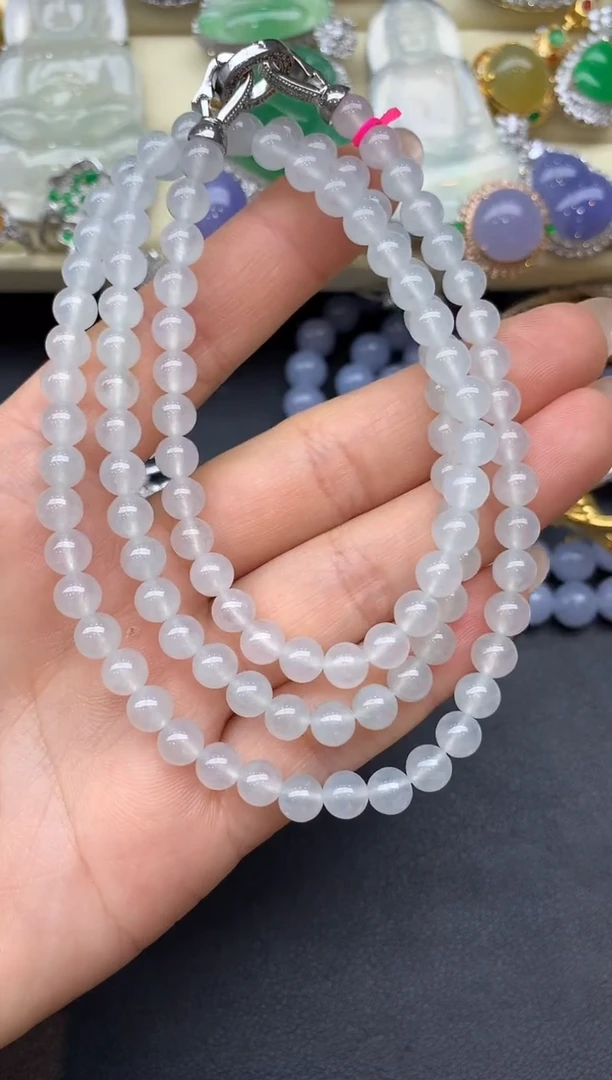 未镶嵌手串翡翠314-雪姐翡翠天天见