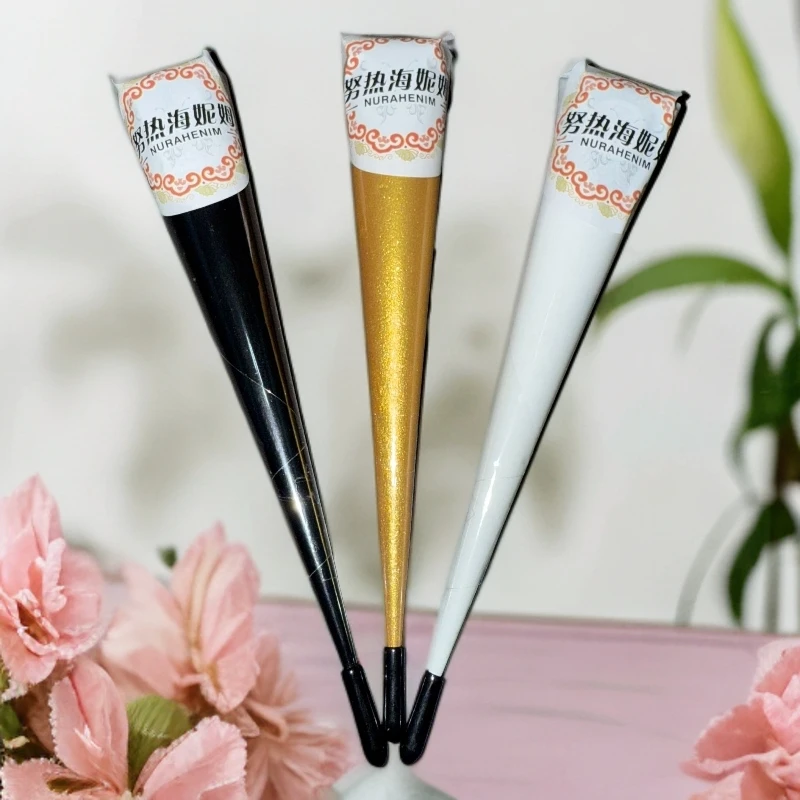 Nura海娜手绘膏物品彩绘特价3个颜色