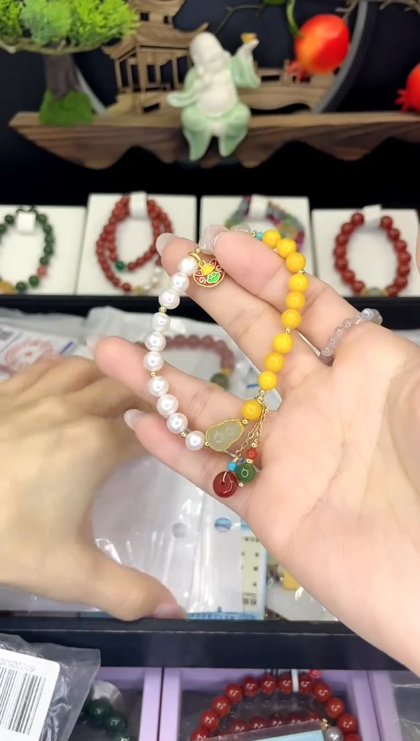 【闪购商品】蜜蜡手链未镶嵌蜜蜡手链